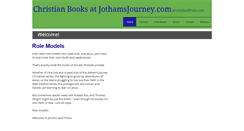 Desktop Screenshot of jothamsjourney.com